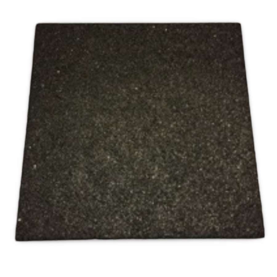 BALDOSA CAUCHO 50X50X4 CM NEGRA (m2)