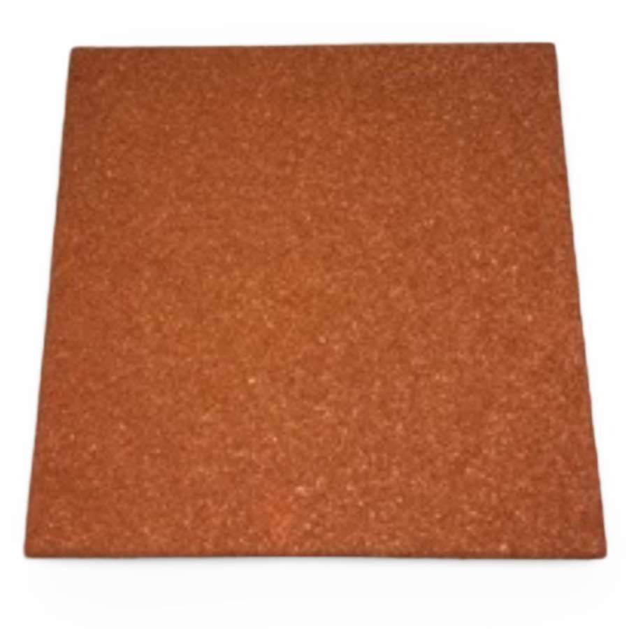 BALDOSA CAUCHO 50X50X4 CM ROJA (m2)