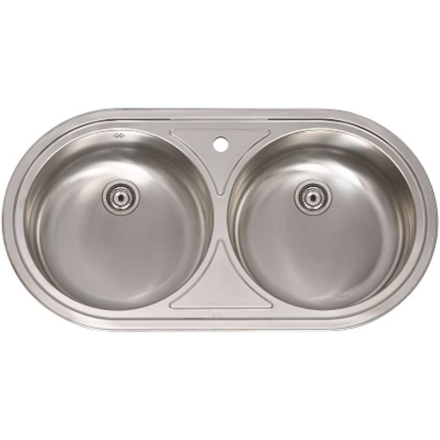 fregadero 2 senos inox