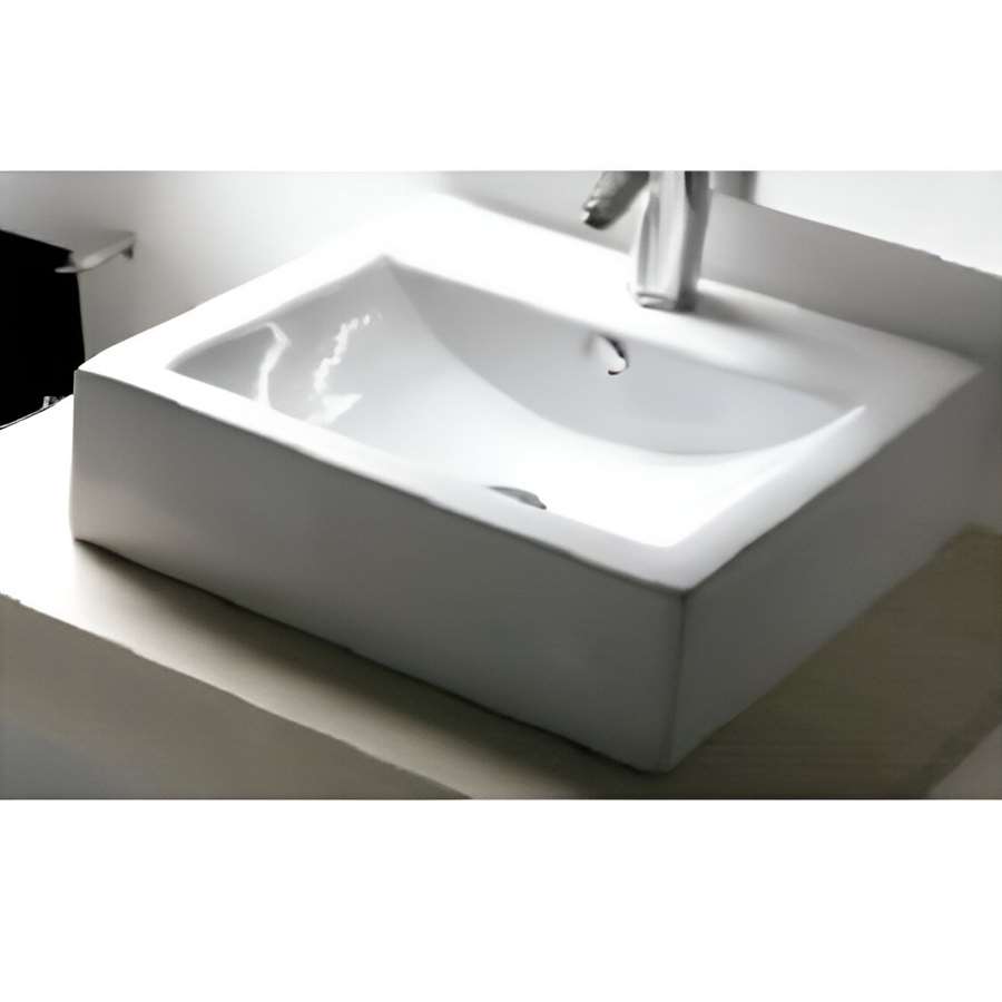 Lavabo Quadrato In Ceramica Nero 38x38cm - Lavello Da Incasso Per Bagno Moderno, Fatto A Mano - Foto 3