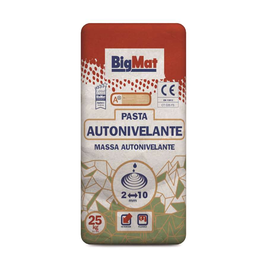 BIGMAT PASTA NIVELADORA 25 KG GRIS