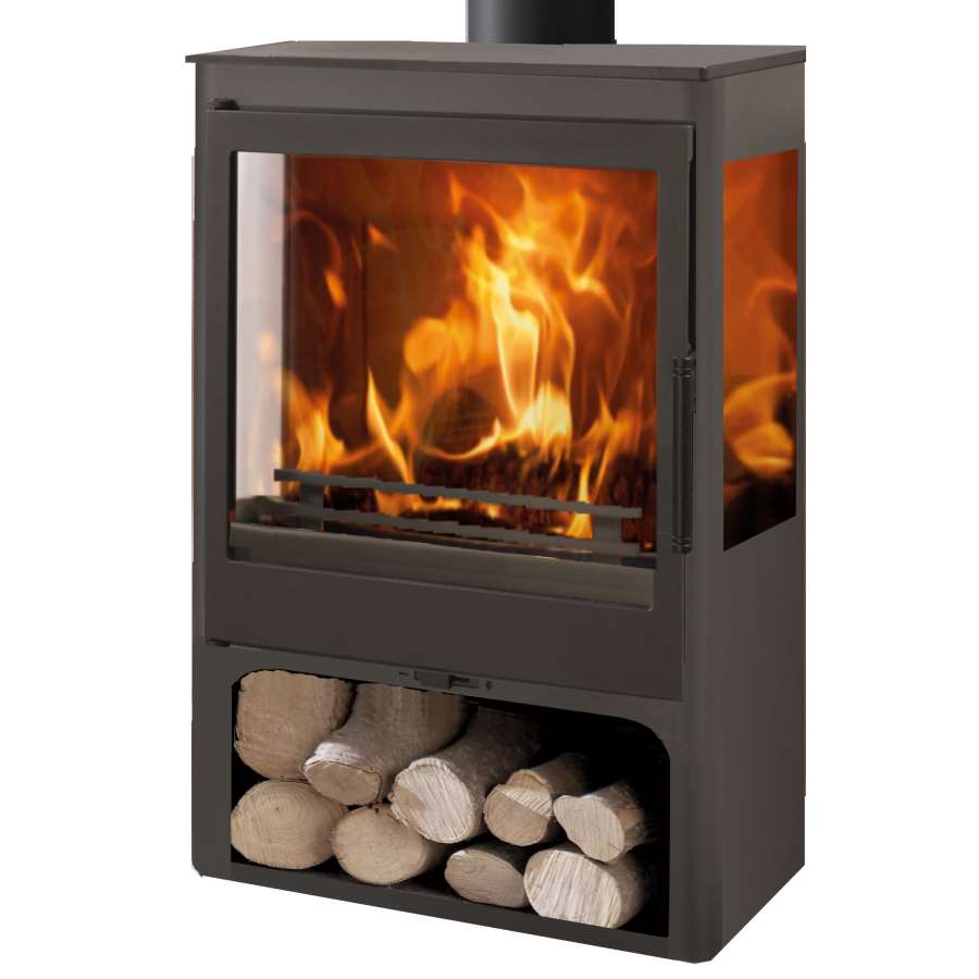 ESTUFA DE LEÑA CORAL V3 ECODESIGN