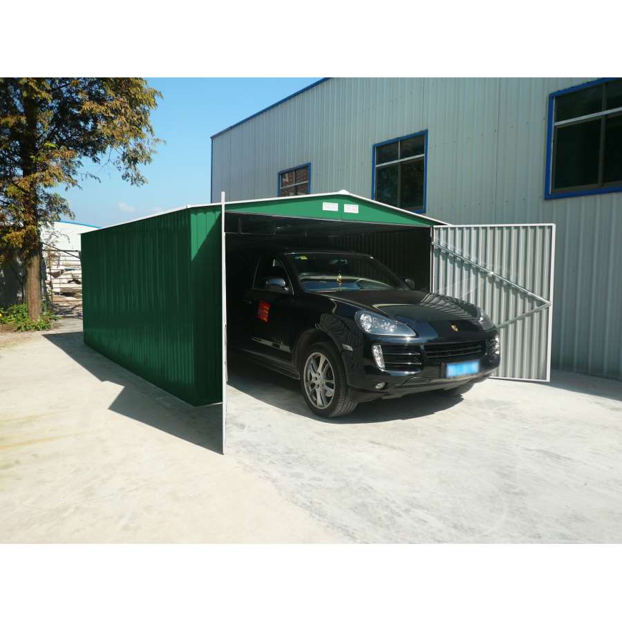GARAJE METALICO KENT VERDE 480X380X232CM 18,24M2
